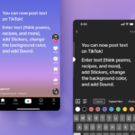 tiktokテキストモード